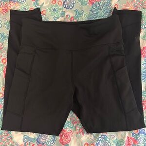 Zyia Black Pocket Light n Tight Hi-rise 7/8 size 8 - 10
